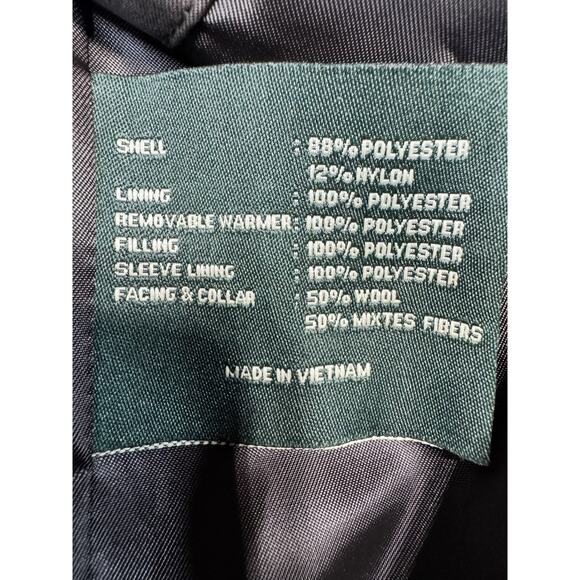 Ralph Lauren Coat Mens Size 44R Removable Lining Long Brown Overcoat Rain Jacket - Picture 6 of 9